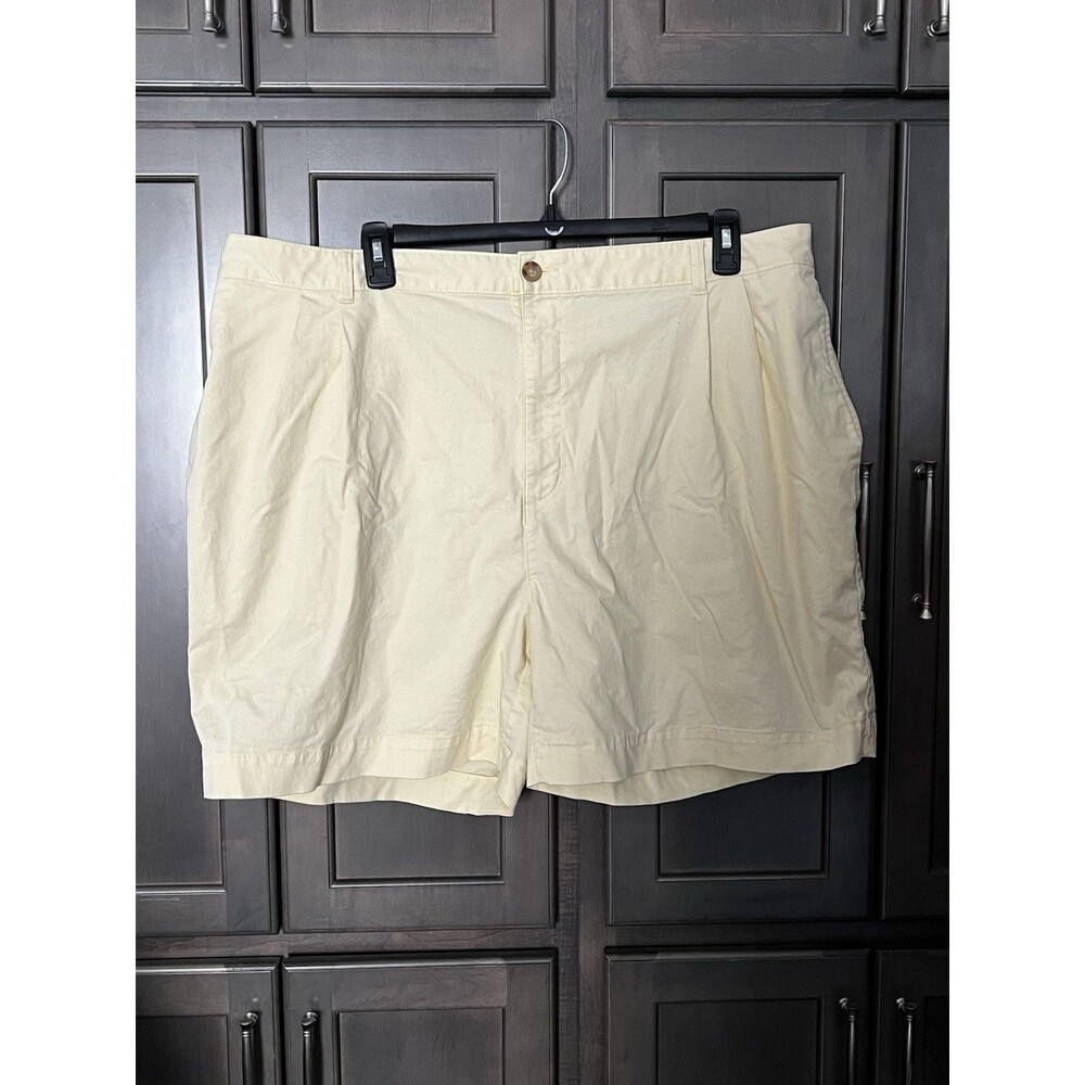 Old Navy OG Chino Shorts Womens 2X Yellow Extra High Rise Pleated